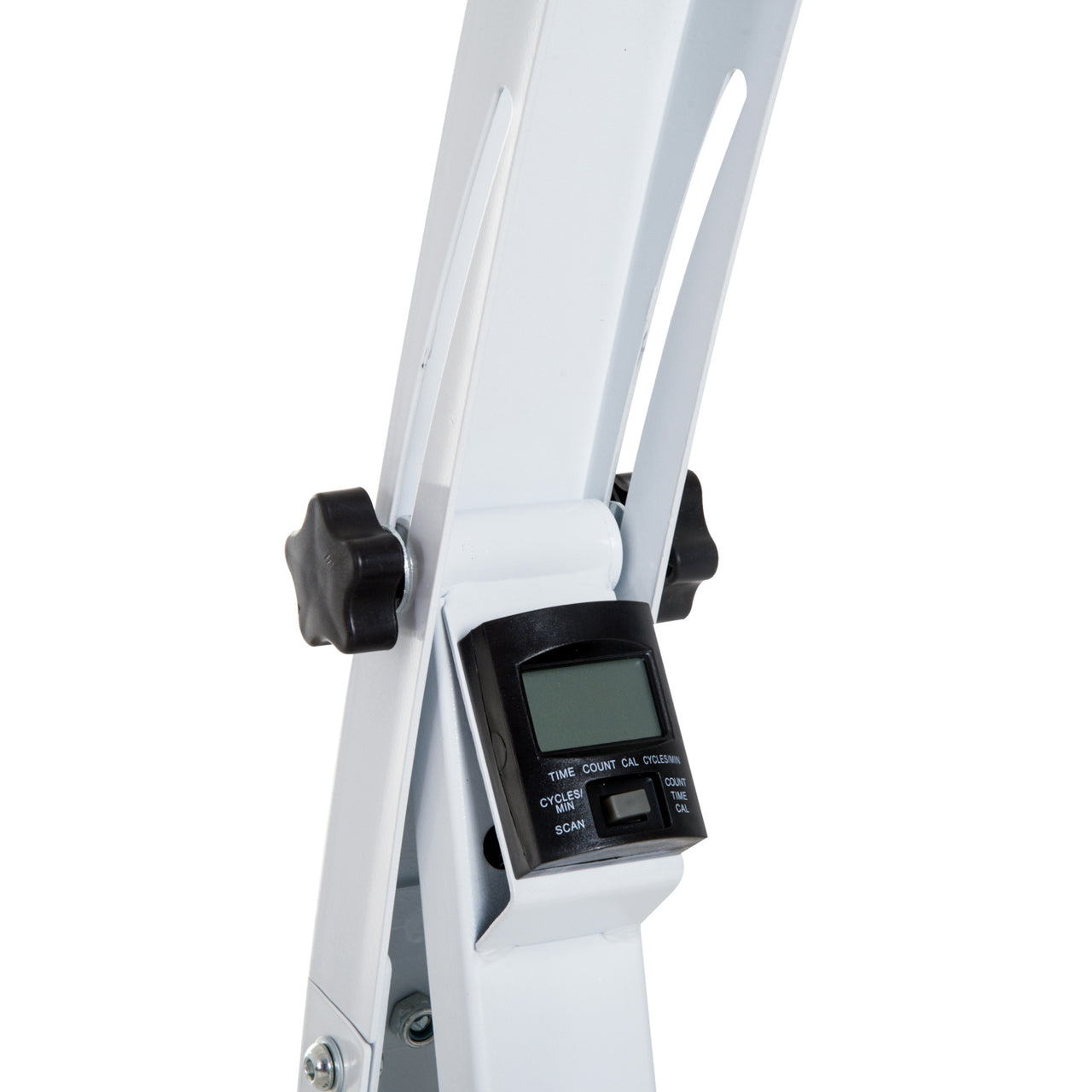 Veilige witte hometrainer voor senioren – Compact ontwerp 41x50x96 cm