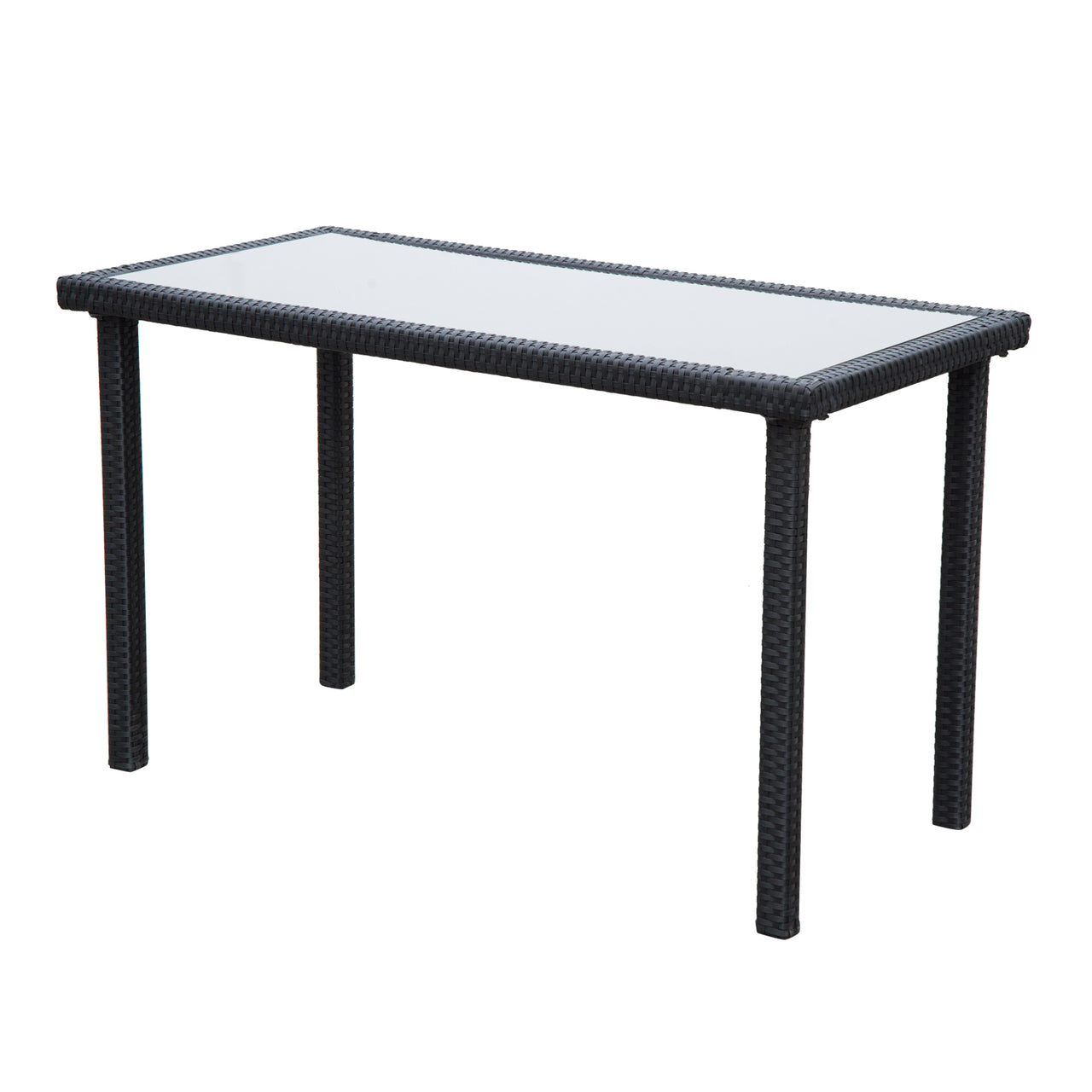 11-delige tuinset van zwart polyrotan met tuinstoelen en tuintafel – Duurzaam en stijlvol voor jouw tuin