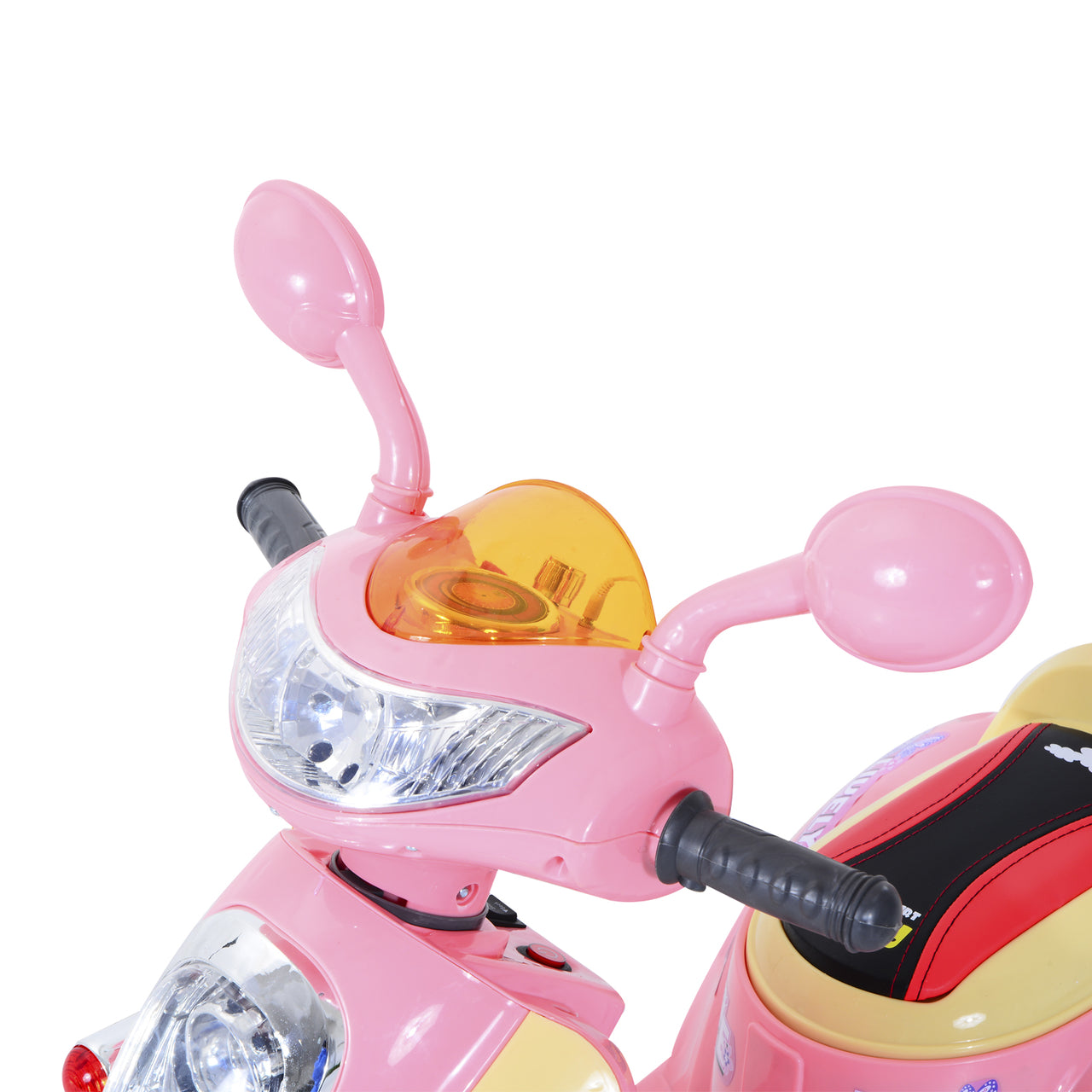 Elektrische kinderscooter 6V in roze/geel – Voor kinderen vanaf 3 jaar