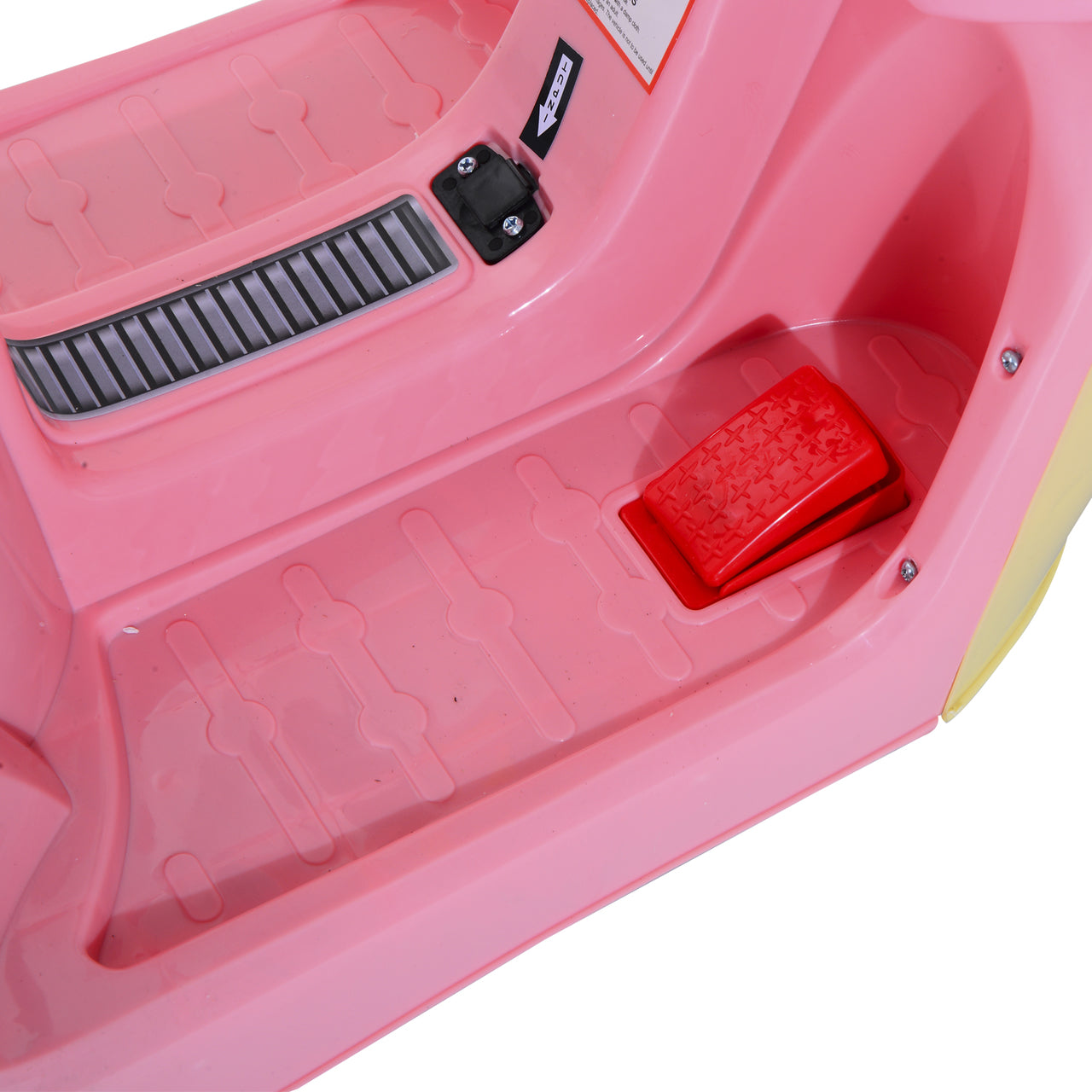 Elektrische kinderscooter 6V in roze/geel – Voor kinderen vanaf 3 jaar