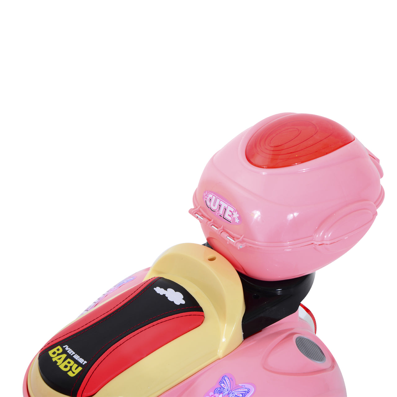 Elektrische kinderscooter 6V in roze/geel – Voor kinderen vanaf 3 jaar