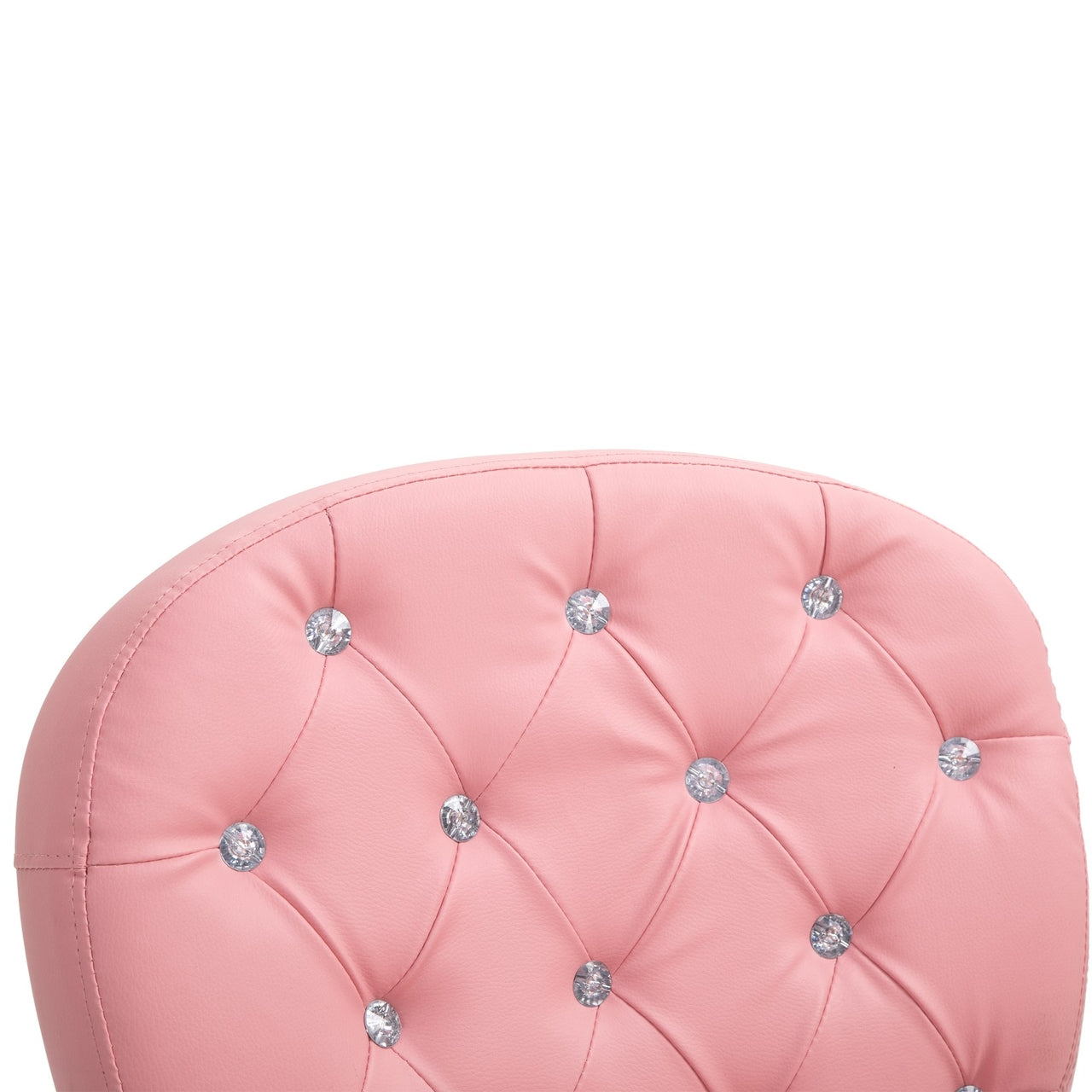 Ergonomische roze bureaustoel – Comfortabele bureaustoel 59,5x60,5x105 cm voor werk en ontspanning