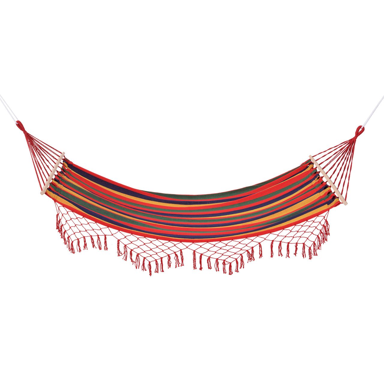 2-persoons weerbestendige hangmat – kleurrijk design, 200x100 cm voor buiten