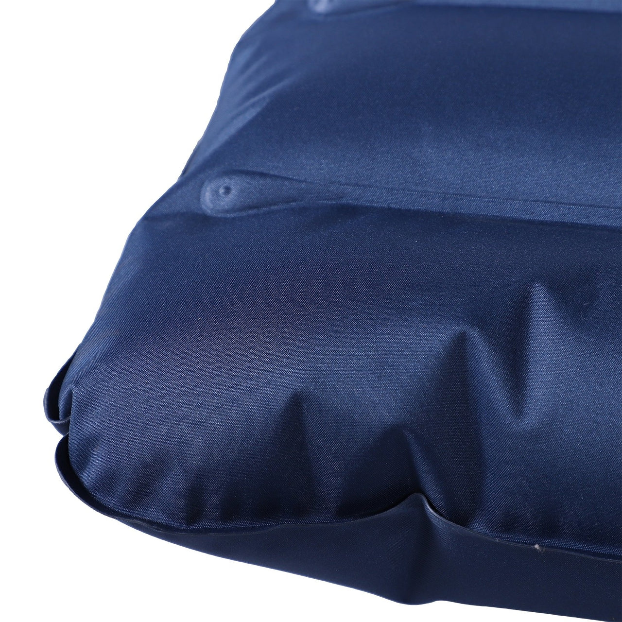 2-persoons zelfopblazend luchtbed blauw – ideaal voor camping, snel en makkelijk op te blazen