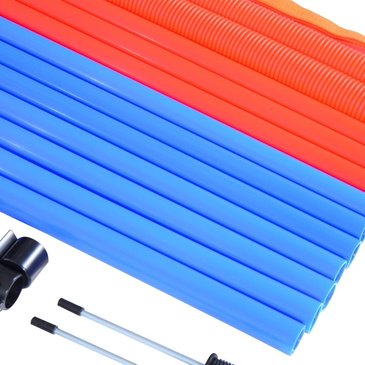 Honden agility set rood/blauw – perfect voor behendigheidstraining en hondenactiviteit