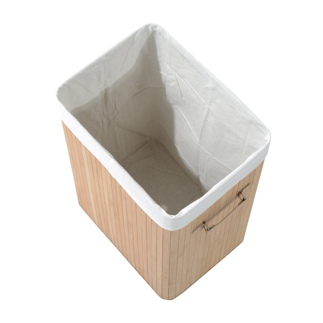 Bamboe wasmand 72 L – wassorteerder 40x30x60 cm voor georganiseerde wasruimte