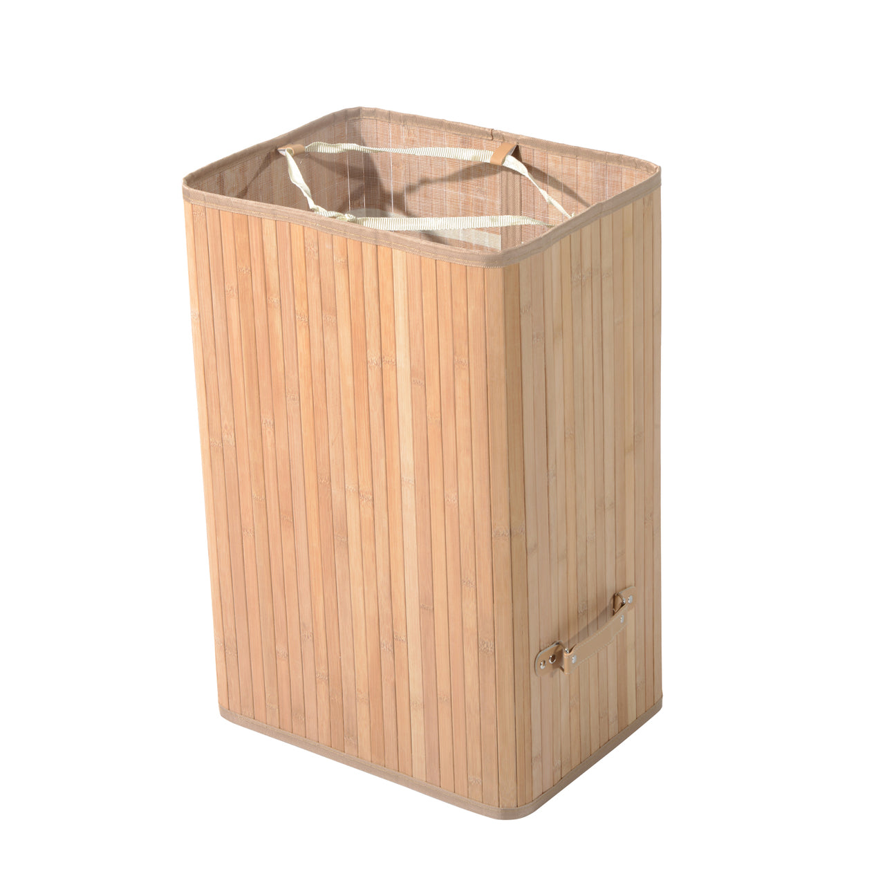 Bamboe wasmand 72 L – wassorteerder 40x30x60 cm voor georganiseerde wasruimte