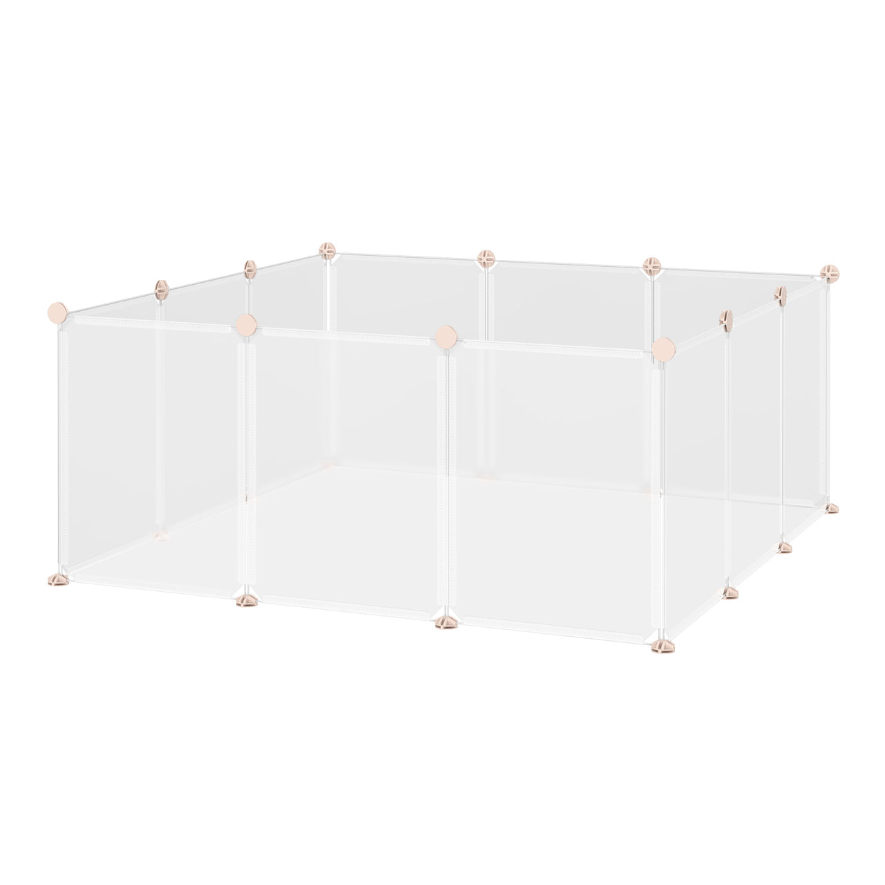 Konijnenren voor huisdieren – 105x105x45 cm, veilige ruimte voor je konijn