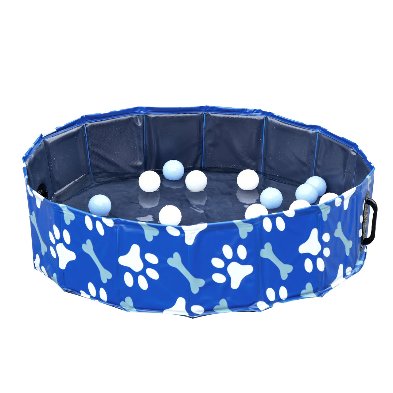 Opvouwbaar hondenzwembad Ø120x30 cm – perfect voor het afkoelen van je hond in de zomer