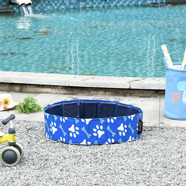 Opvouwbaar hondenzwembad Ø120x30 cm – perfect voor het afkoelen van je hond in de zomer