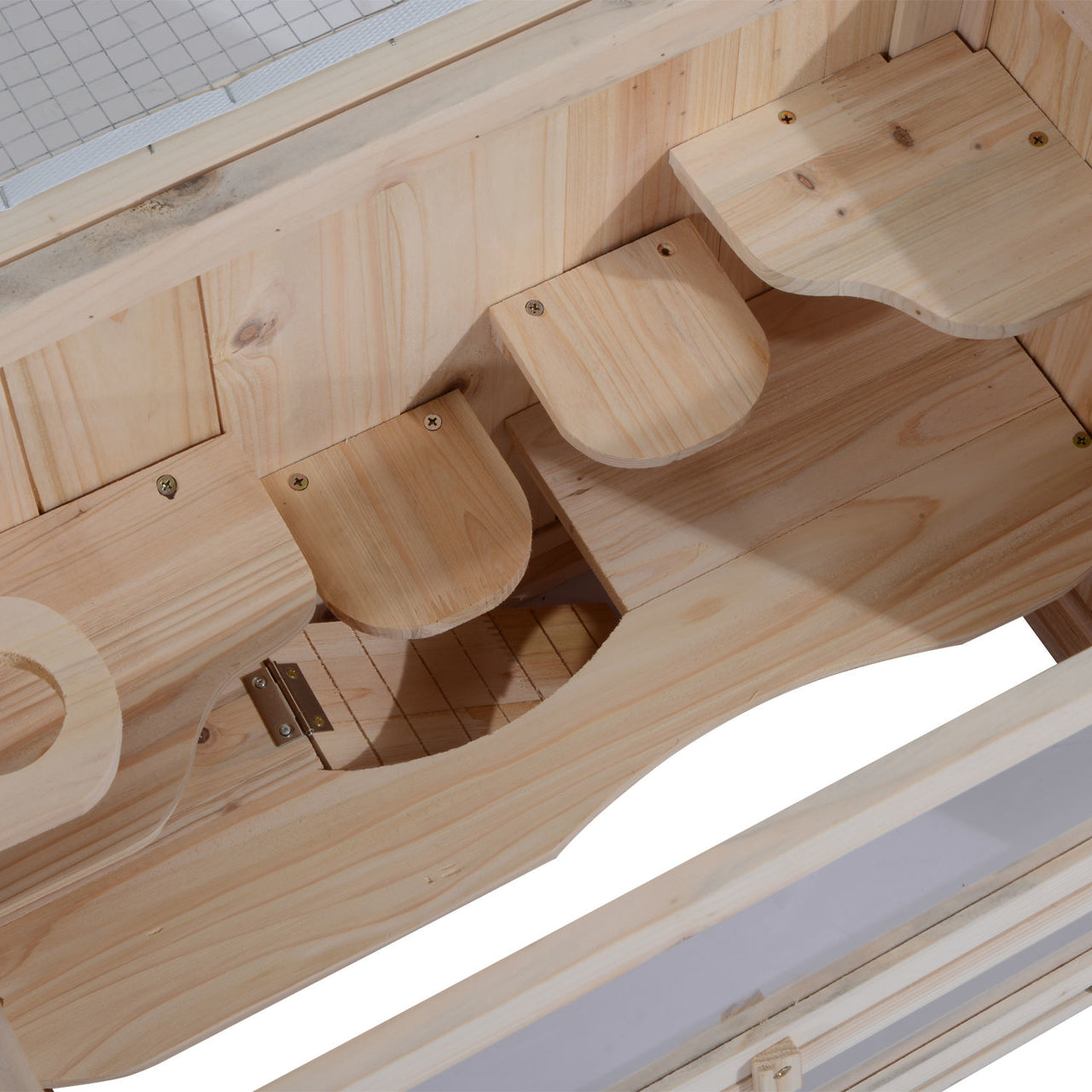 Houten hamsterkooi 60x35x42 cm – comfortabele en veilige ruimte voor je knaagdier