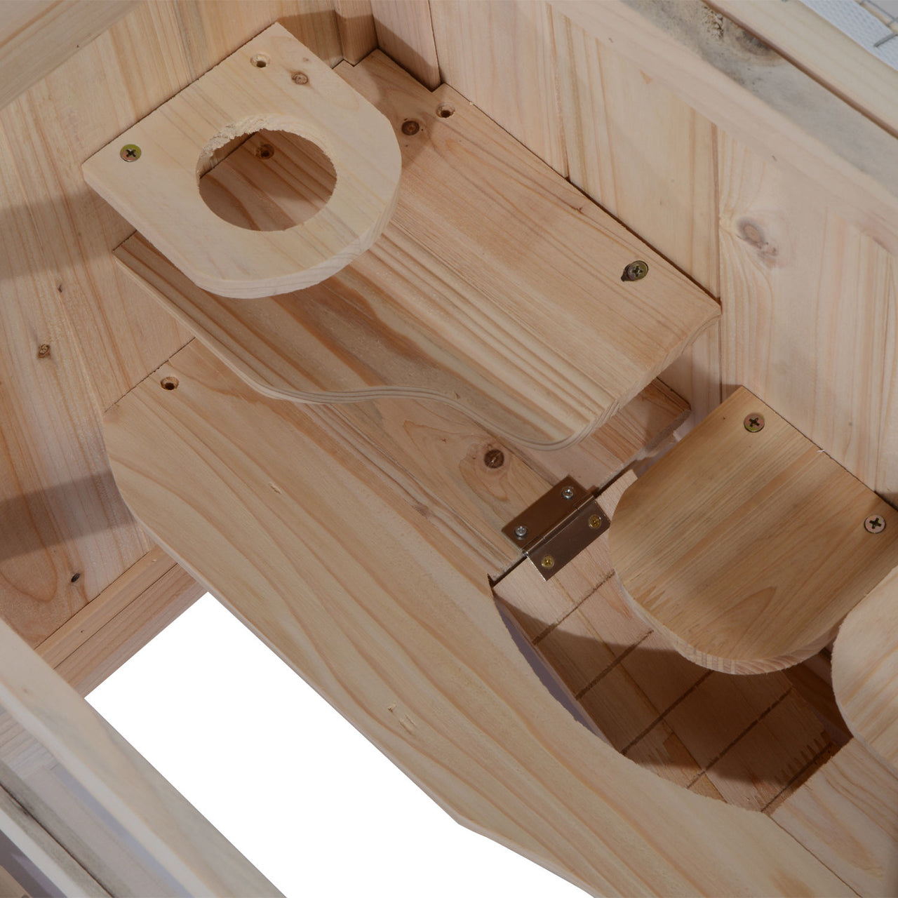 Houten hamsterkooi 60x35x42 cm – comfortabele en veilige ruimte voor je knaagdier