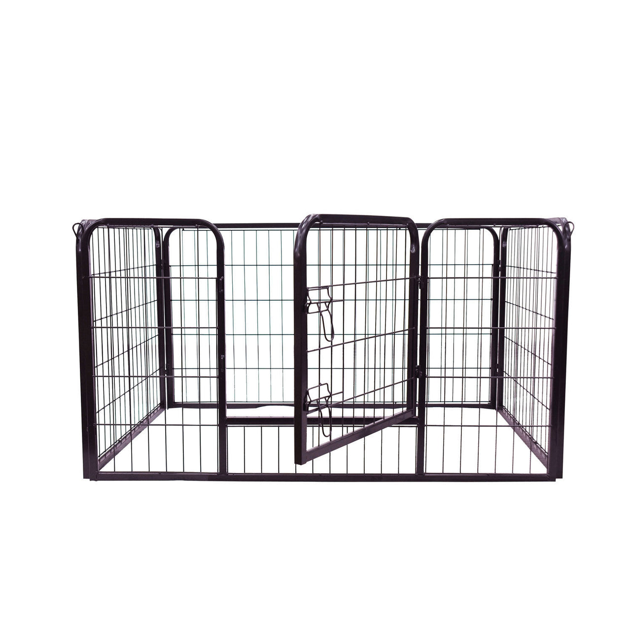 Hondenren puppyren hondenkennel staal 125x80x70 cm – Veilig en stevig verblijf voor je hond