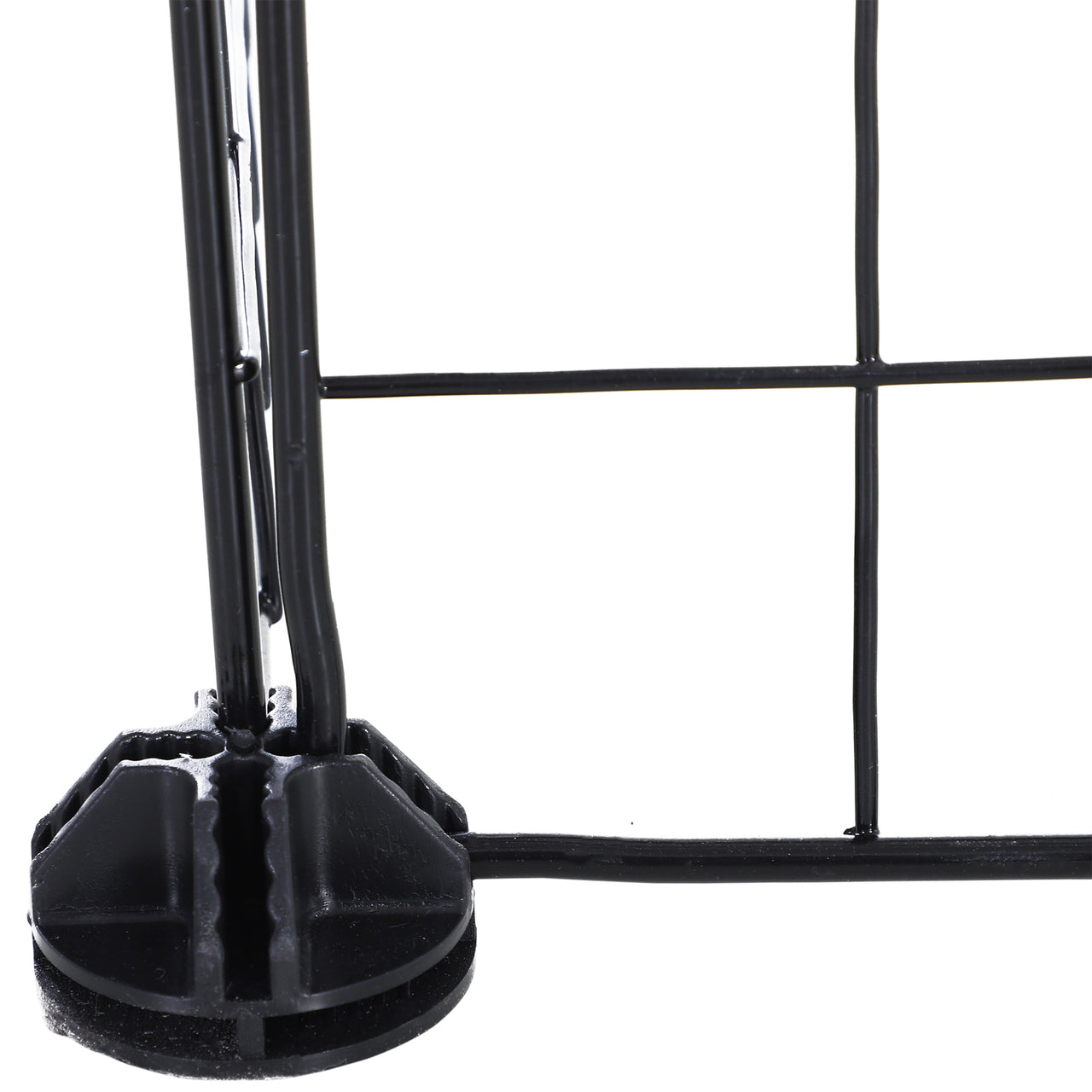 Ruime zwarte konijnenren 146x73x73 cm voor cavia’s en hamsters – Veilig en comfortabel