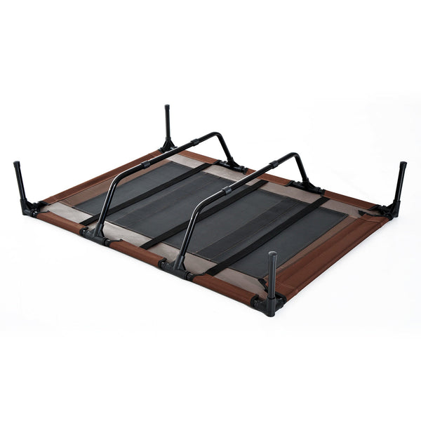 Groot honden ligbed bruin zwart XXL 122x92x23 cm – Comfort voor grote honden