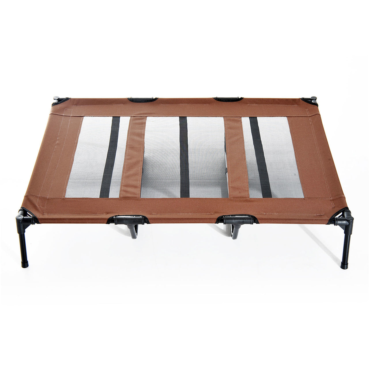 Groot hondenligbed bruin XXL 122x92x23 cm – Comfort voor grote honden | Zenzee