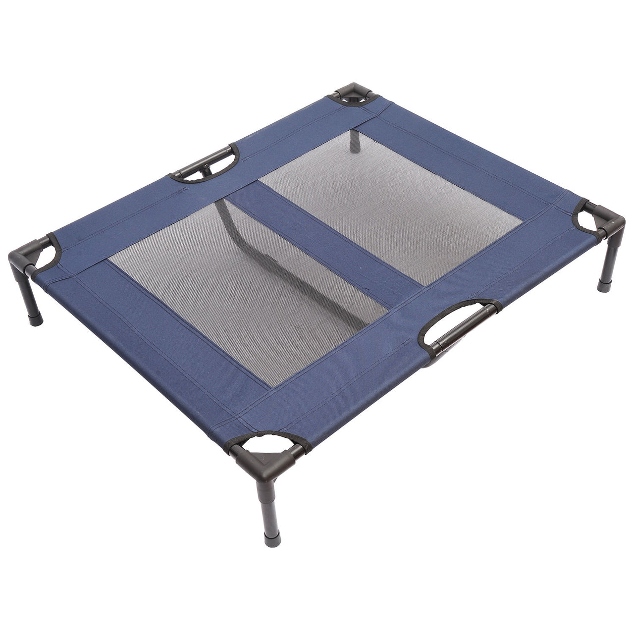 Honden ligbed zwart blauw XL 92x76x18 cm – Perfect voor grote honden, comfortabel en duurzaam