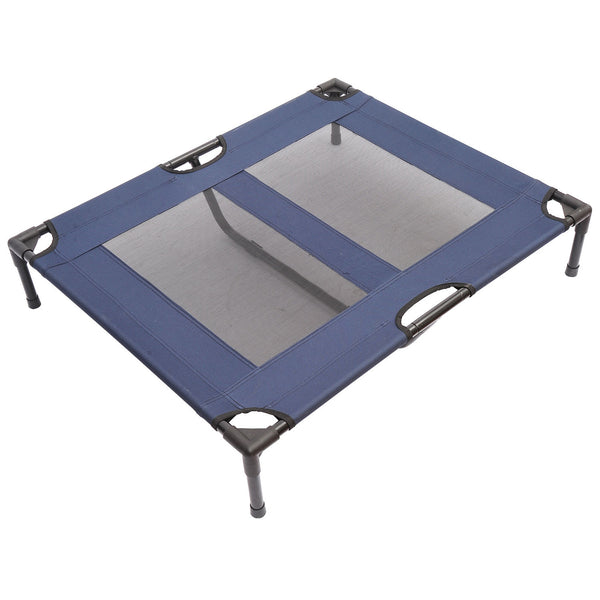 Honden ligbed zwart blauw XL 92x76x18 cm – Perfect voor grote honden, comfortabel en duurzaam