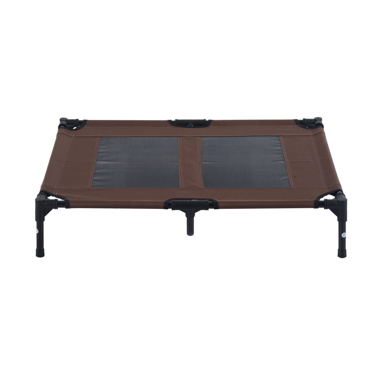 Stevig honden ligbed zwart bruin XL 92x76x18 cm – Comfort voor grote hondenrassen