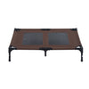 Stevig honden ligbed zwart bruin XL 92x76x18 cm – Comfort voor grote hondenrassen | Zenzee