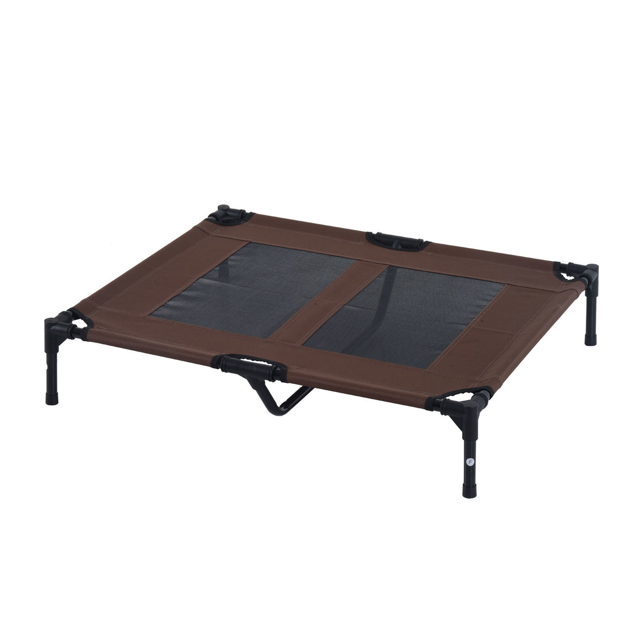 Stevig honden ligbed zwart bruin XL 92x76x18 cm – Comfort voor grote hondenrassen