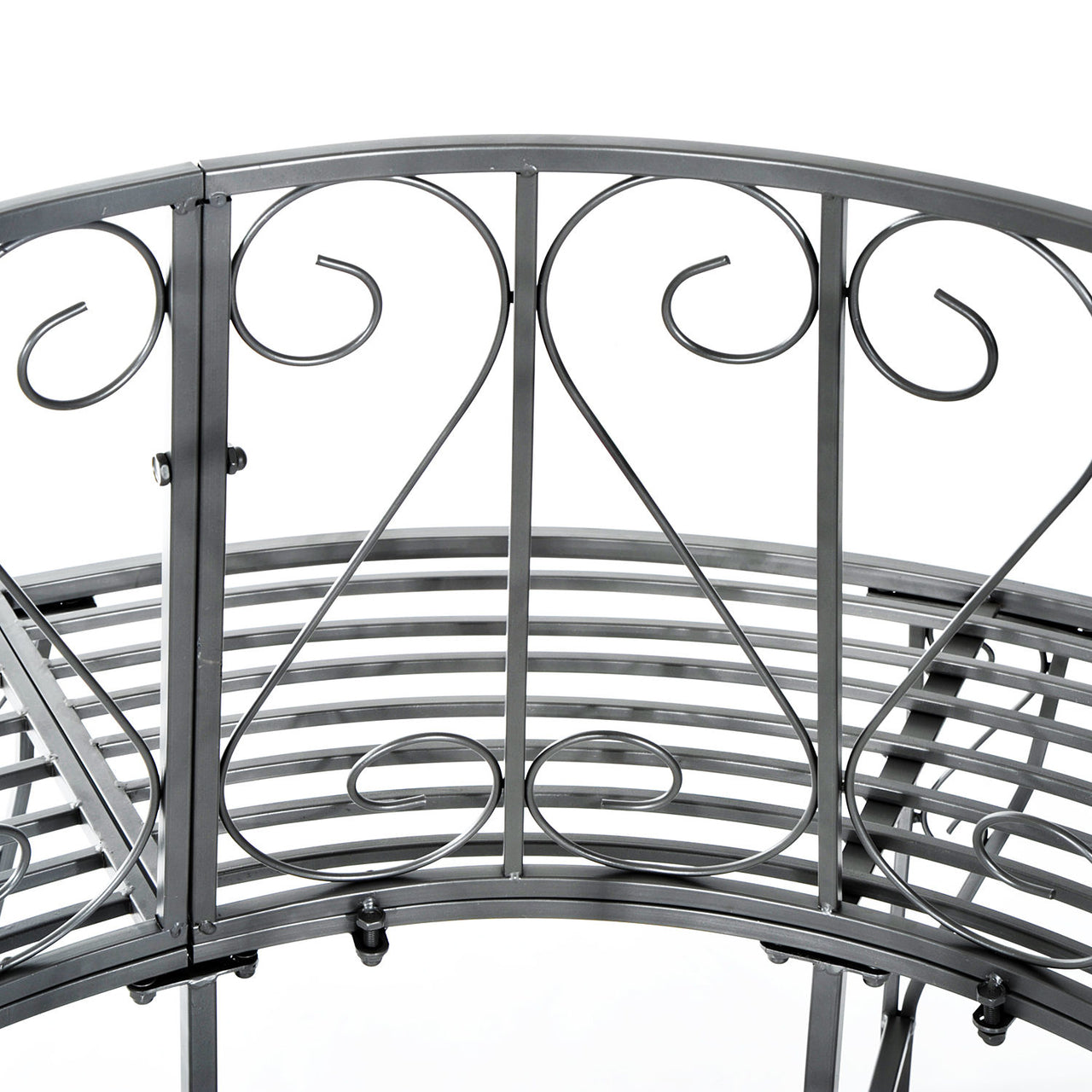 Tuinbank boombank rond 360° Ø160 cm – stevig metaal