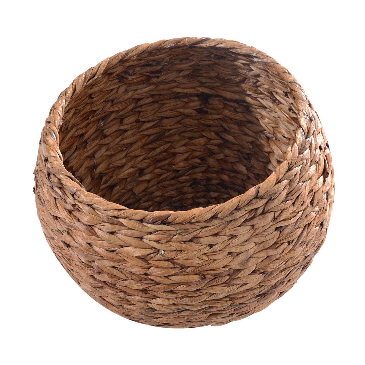 Zacht kattenbed met kussen 42x33x52 cm – Bruine mand voor knusse rustmomenten
