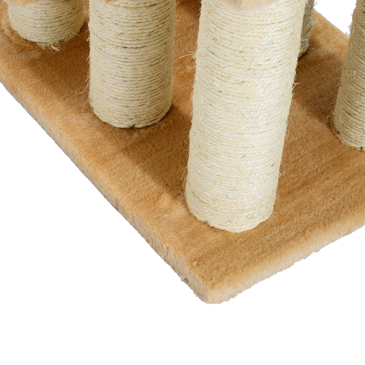 Crème hondentrap met 3 treden 45x35x34 cm – Ideaal voor kleine honden en katten