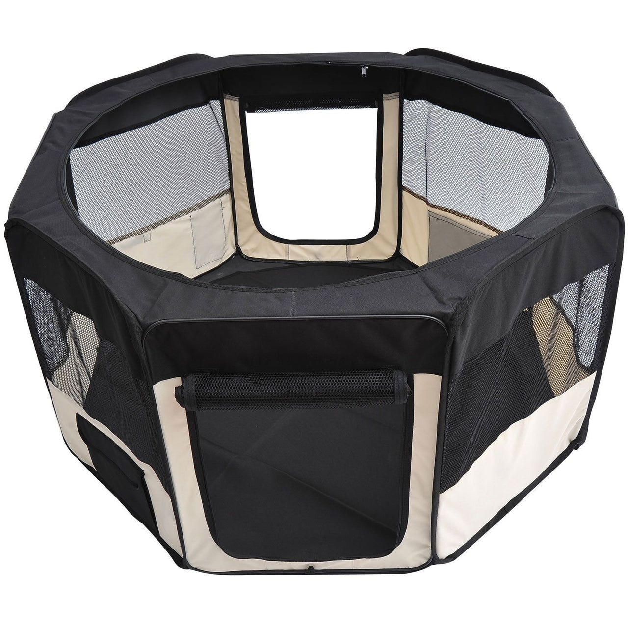 Veilige hondenren Ø120 x H58 cm – Puppyren voor binnen en buiten gebruik