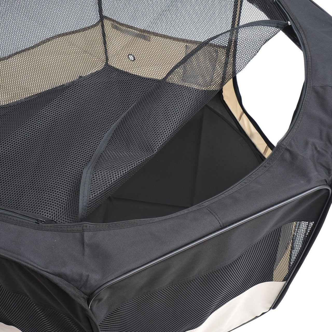 Veilige hondenren Ø120 x H58 cm – Puppyren voor binnen en buiten gebruik