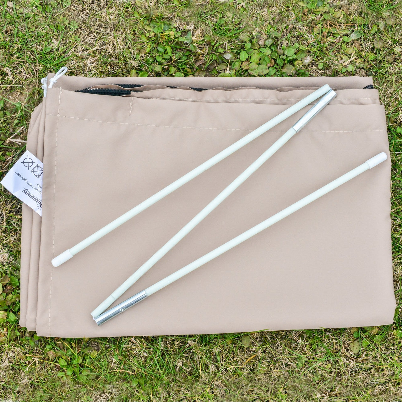Weerbestendige parasolhoes ø57x160 cm – geschikt voor zweef- en staande parasols