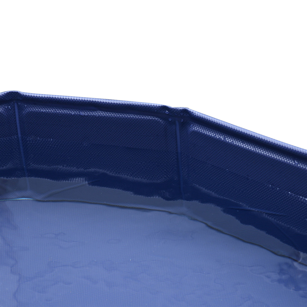 Opvouwbaar blauw hondenzwembad – Ø 80 x 20 cm, ideaal voor warme dagen