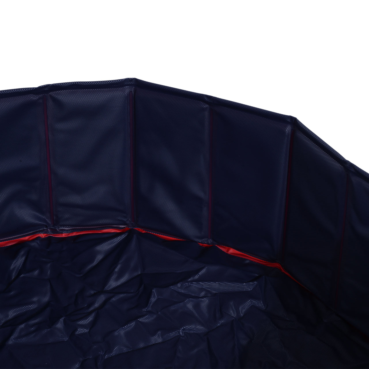 Opvouwbaar hondenzwembad honden speelgoed Ø100 x 30 cm rood