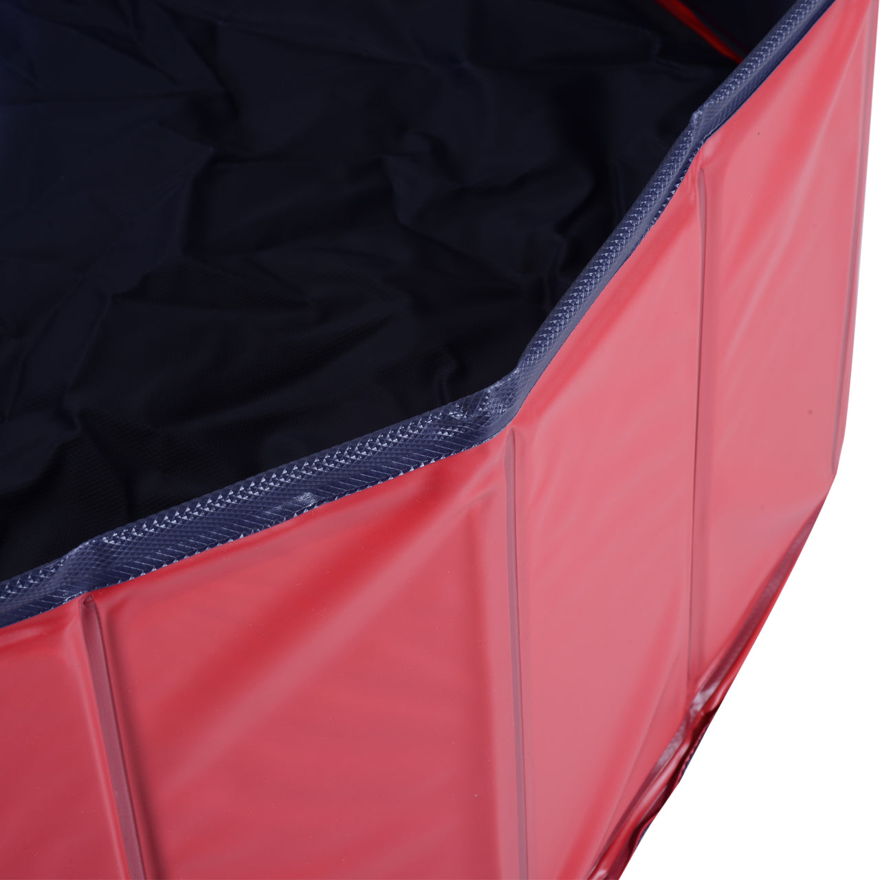 Opvouwbaar hondenzwembad honden speelgoed Ø100 x 30 cm rood