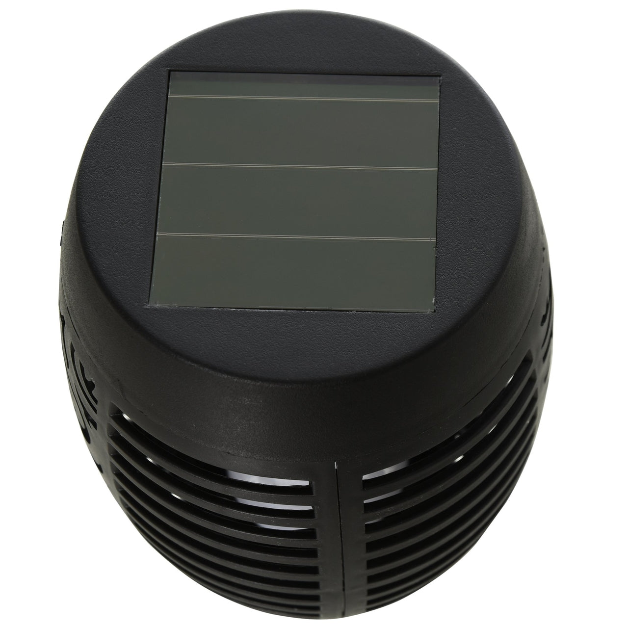 Set van 4 zwarte solar tuinlampen – sfeervolle verlichting zonder stroomkabels