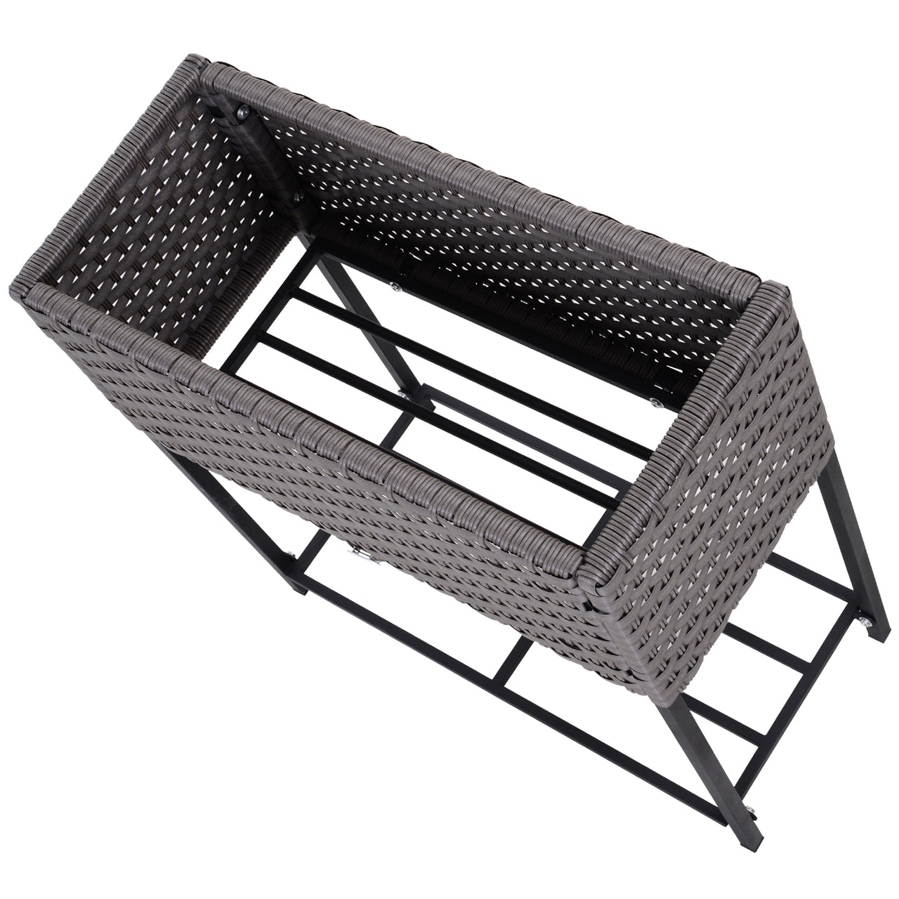 Verhoogde plantentafel en plantenbak – grijs, 70x30x72 cm voor gemakkelijk tuinieren