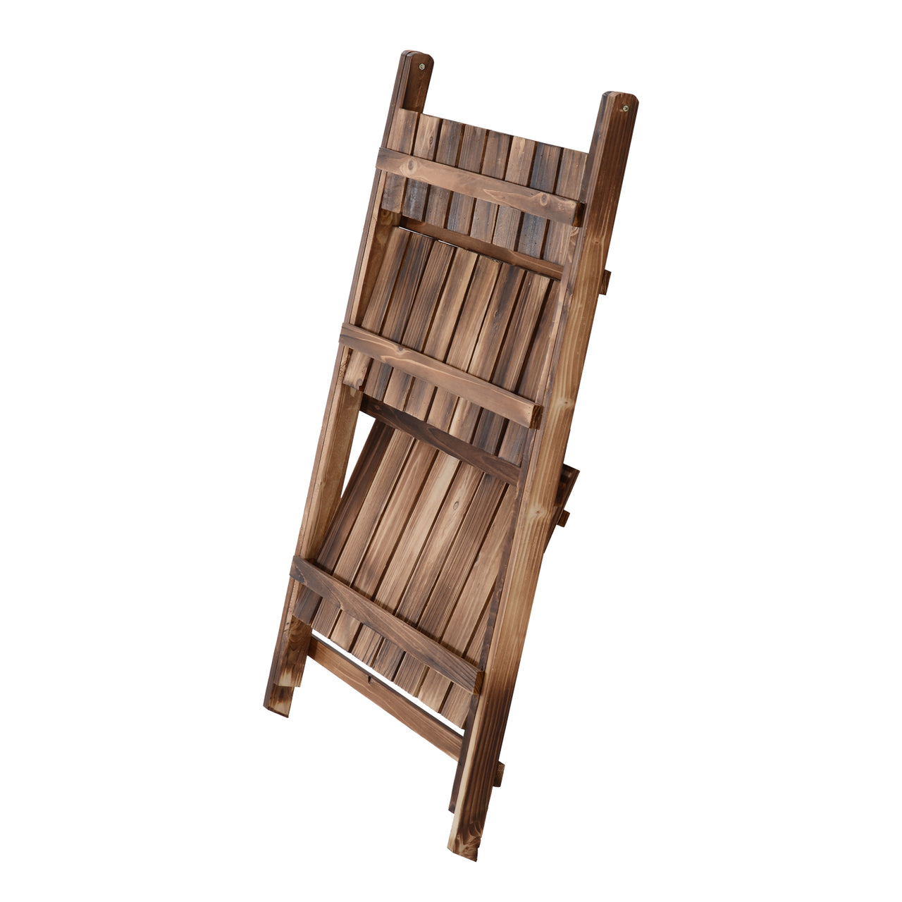 Stevig houten plantenrek met 3 treden – 60x37x93 cm voor perfecte plantpresentatie