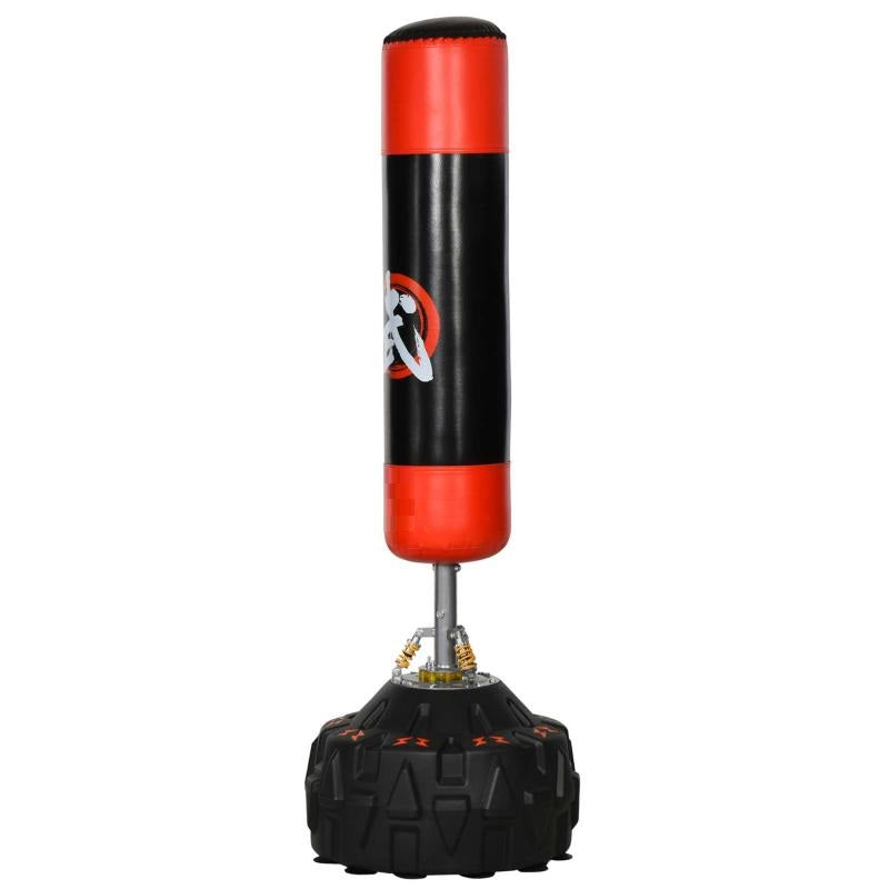 Staande bokszak Ø60 x 180 cm – Realistische boksdummy voor intensieve training thuis