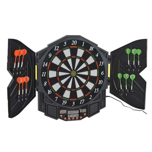 Elektronisch dartbord met LED display – inclusief dartpijlen, 49x54,6 cm speelplezier