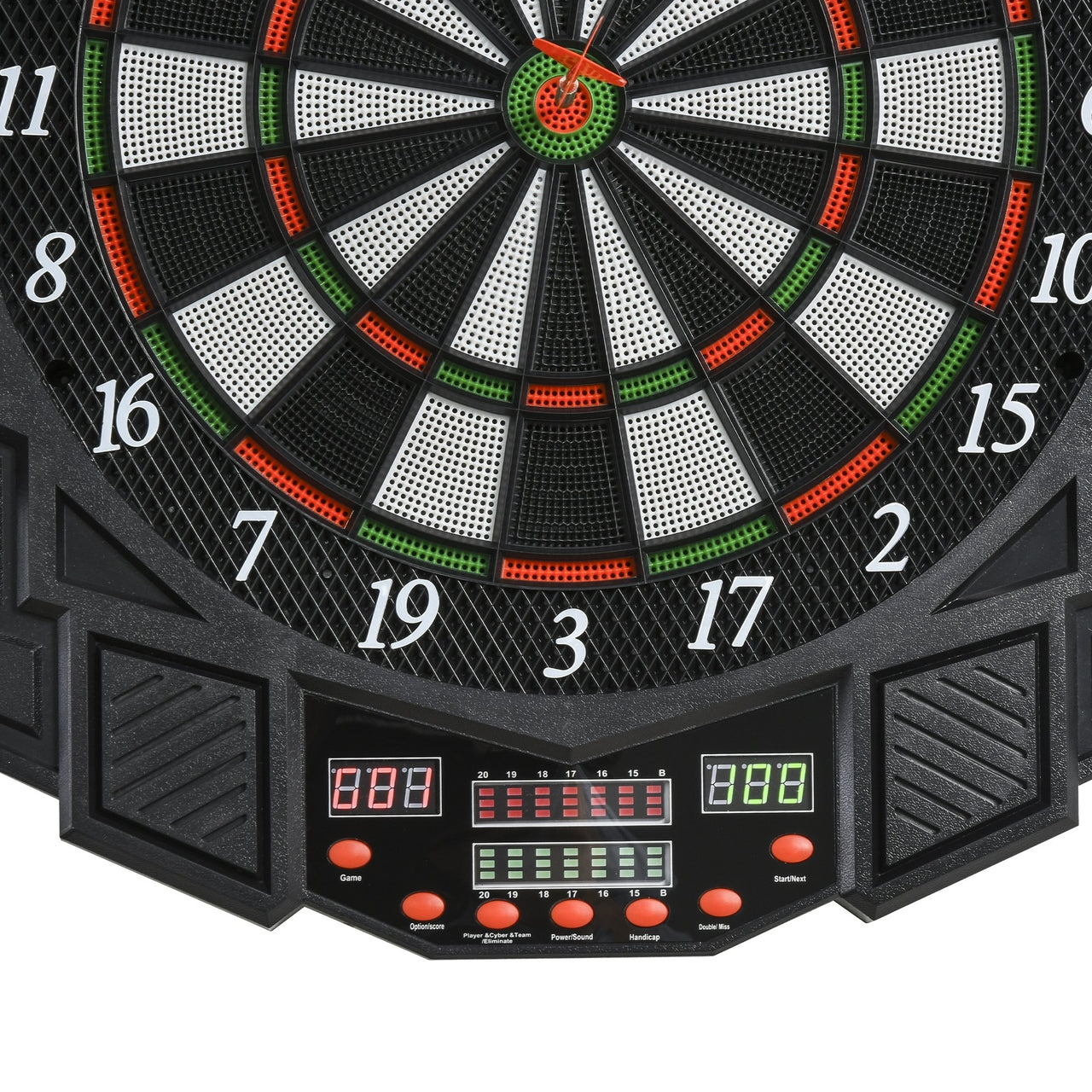 Elektronisch dartbord met LED display – inclusief dartpijlen, 49x54,6 cm speelplezier