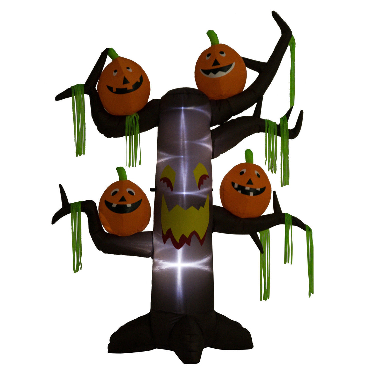 Halloween decoratie pompoen Halloween boom met sfeerverlichting 240 cm