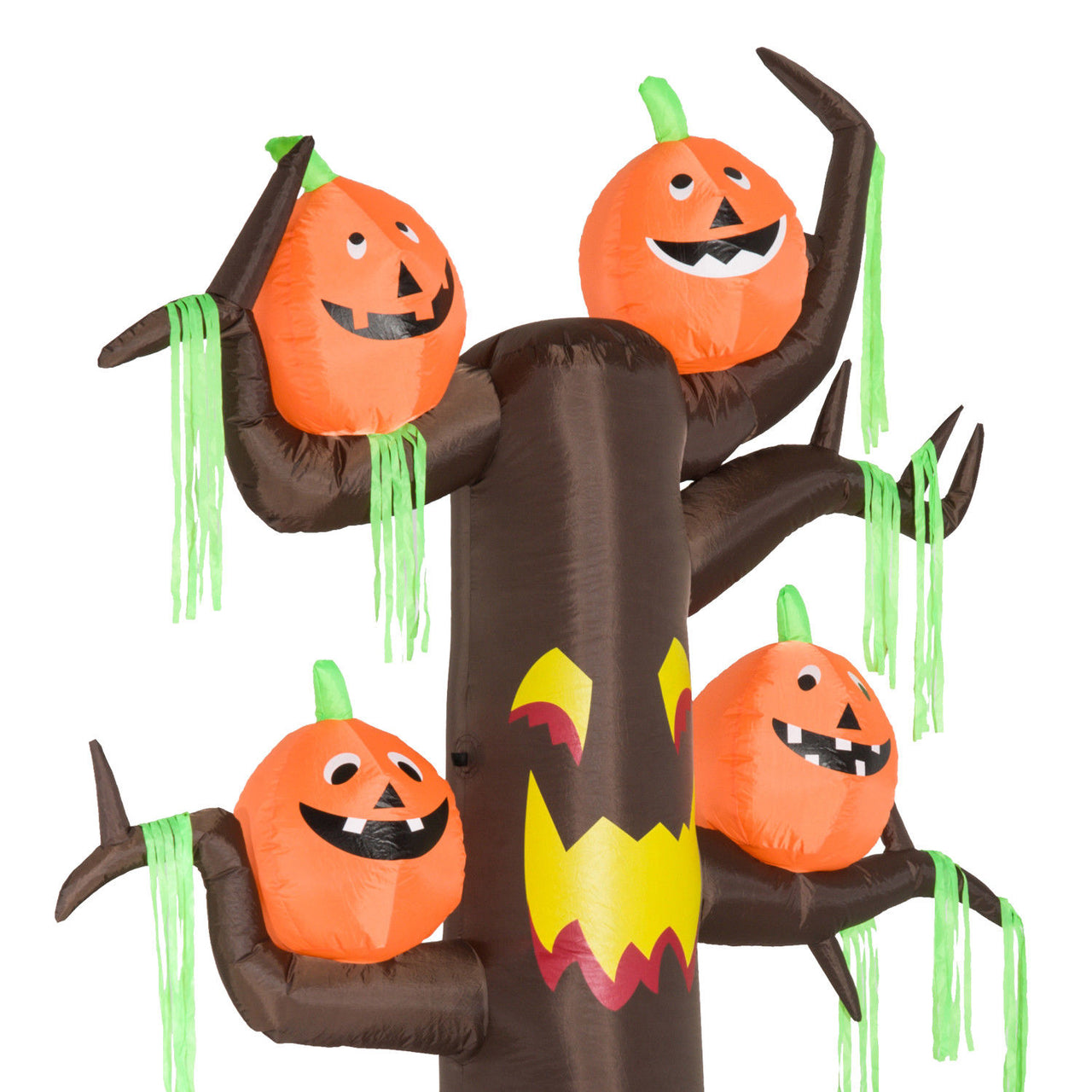 Halloween decoratie pompoen Halloween boom met sfeerverlichting 240 cm