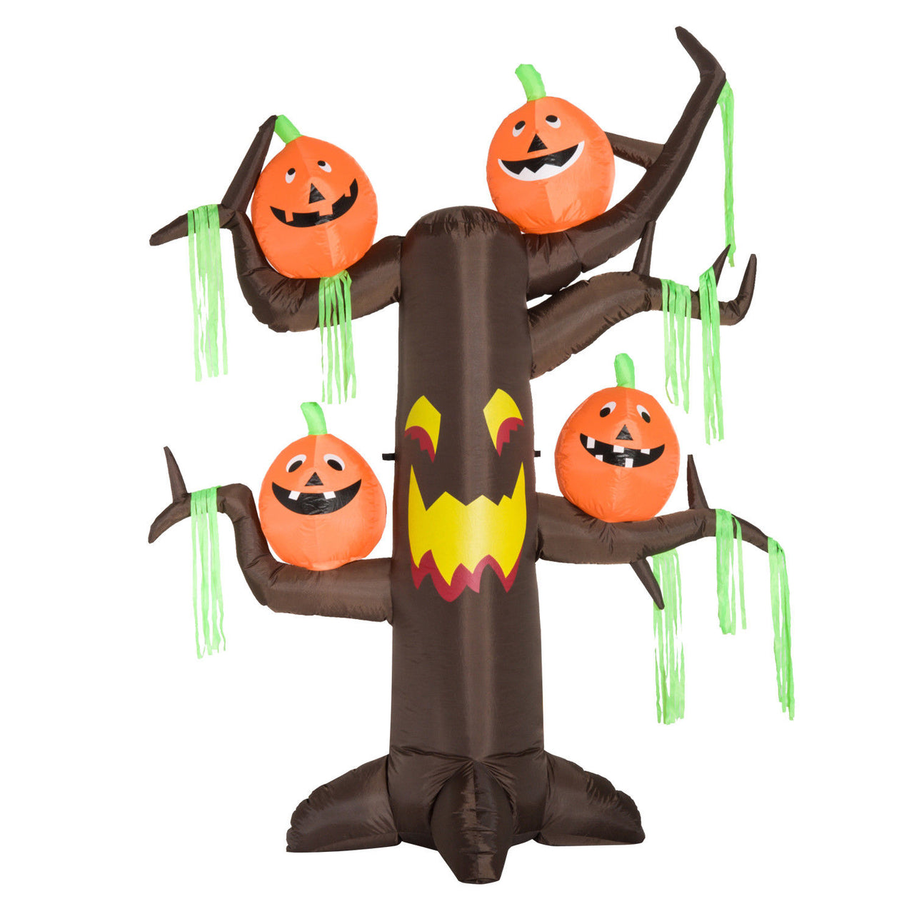 Halloween decoratie pompoen Halloween boom met sfeerverlichting 240 cm