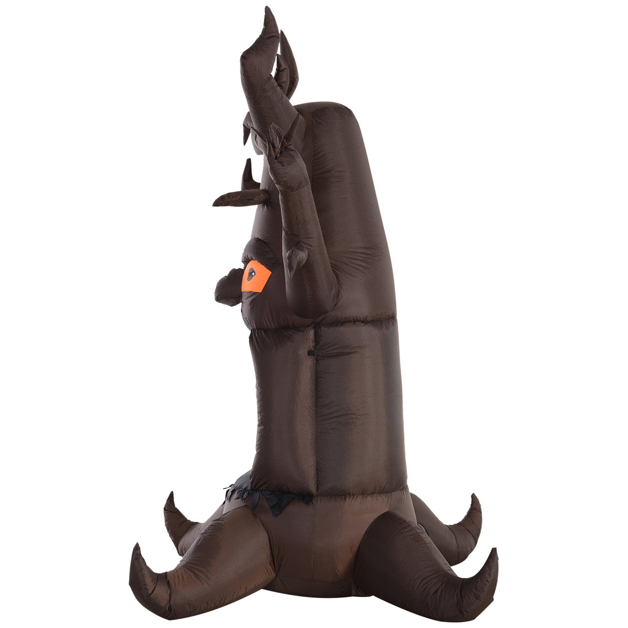 Halloween decoratie opblaasbare boom en spook met sfeerverlichting 240 cm