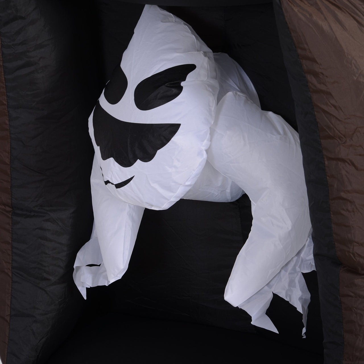 Halloween decoratie opblaasbare boom en spook met sfeerverlichting 240 cm