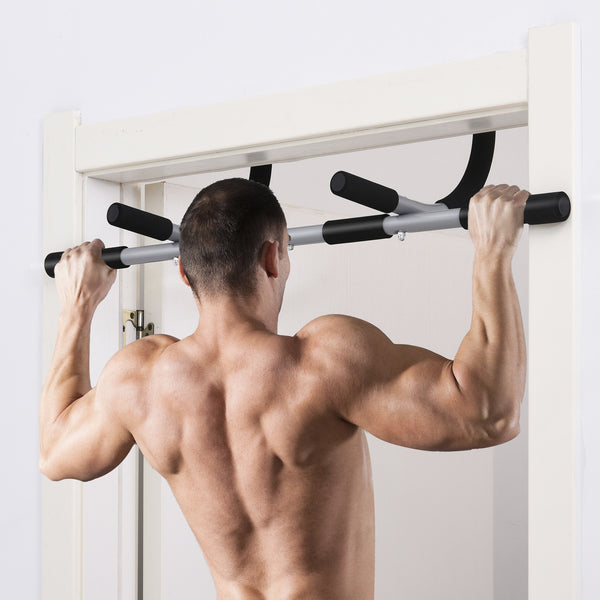 Pull-up bar voor deurpost 92x40x17 cm met 110 kg draagvermogen voor thuisgebruik