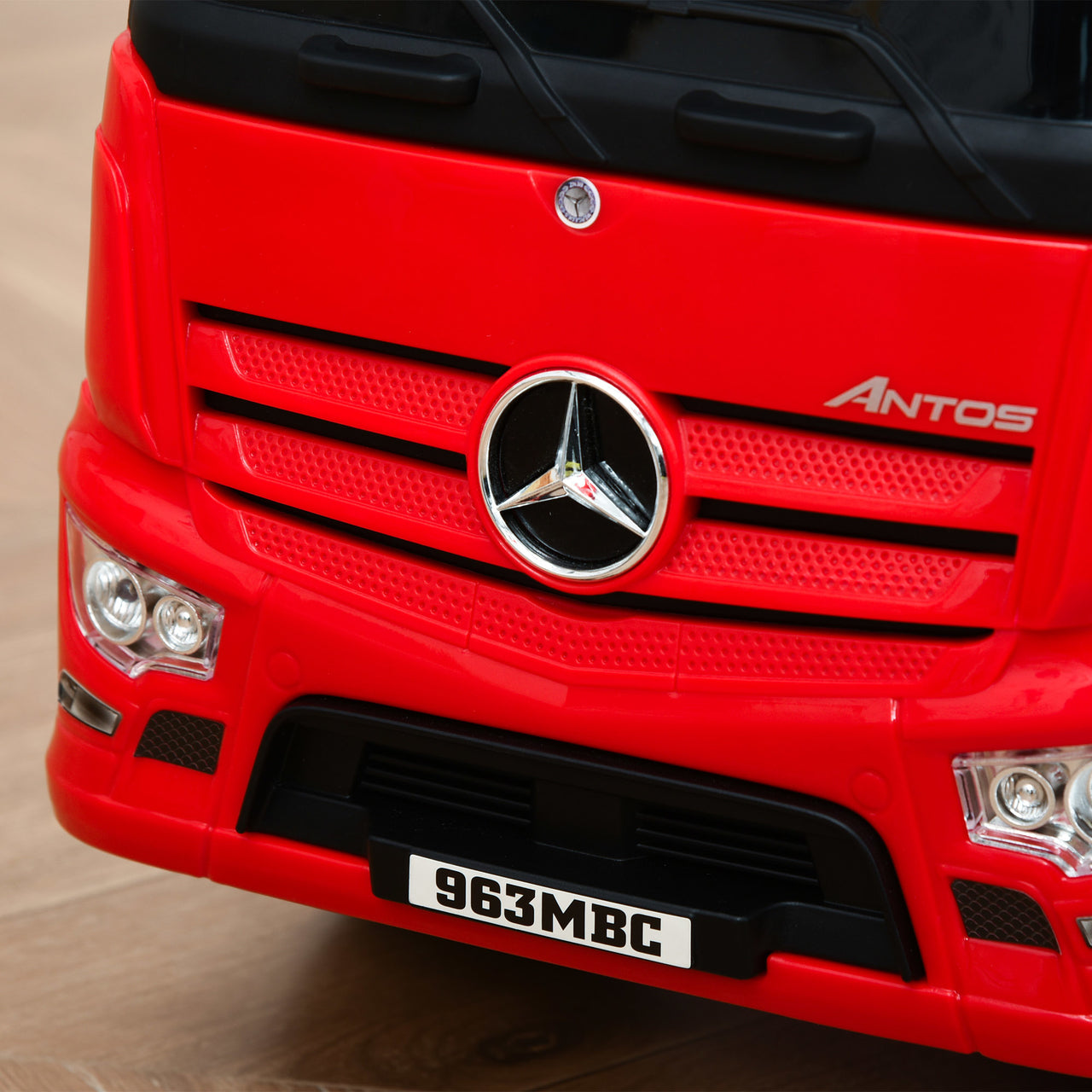 Loopauto vrachtwagen vanaf 1 jaar – Rode loopwagen met stuur