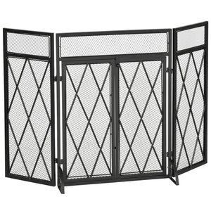 Veiligheidsbarrière voor open haard en huisdieren - Opvouwbaar, Modulaire Box met