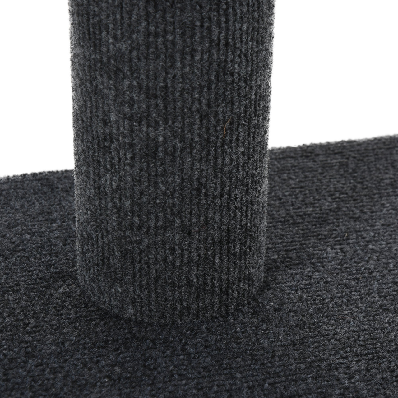 Hoogte verstelbare krabpaal grijs 228–260 cm – Slank model met plafondbevestiging voor actieve katten