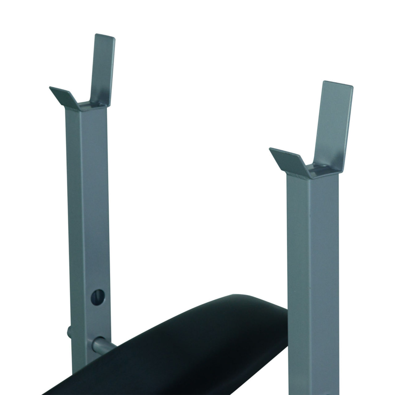 Verstelbare Halterbank met Beencurler – 165×68×114 cm – Zwart met stevig metalen frame en kussen voor krachttraining